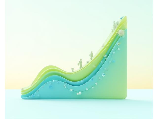 Gráfico vibrante que muestra la trayectoria ascendente del mercado de wellness travel, con íconos de meditación, nutrición y mindfulness.
